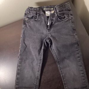 Zara Black Faded Denim Jeans